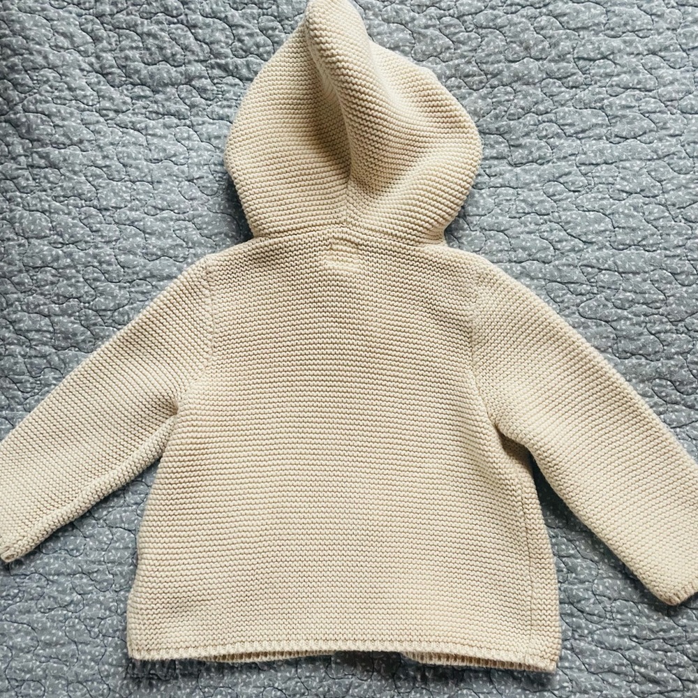 Gap Knitted Jacket w/Hood - Picture 2 of 3